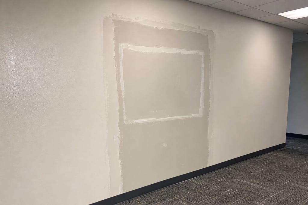 Office Wall Patching photo