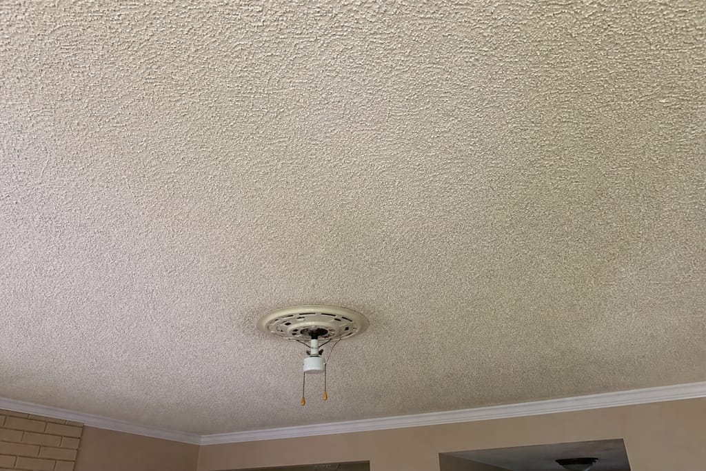 Popcorn Ceiling Removal And Re-Texture photo